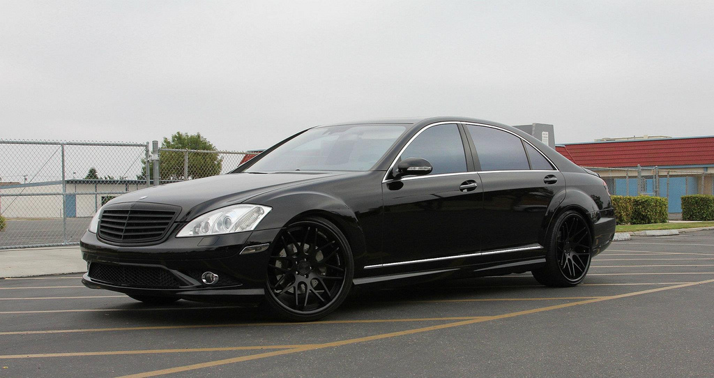 Vertini Concave Magic Matte Black on Mercedes-Benz S Class 